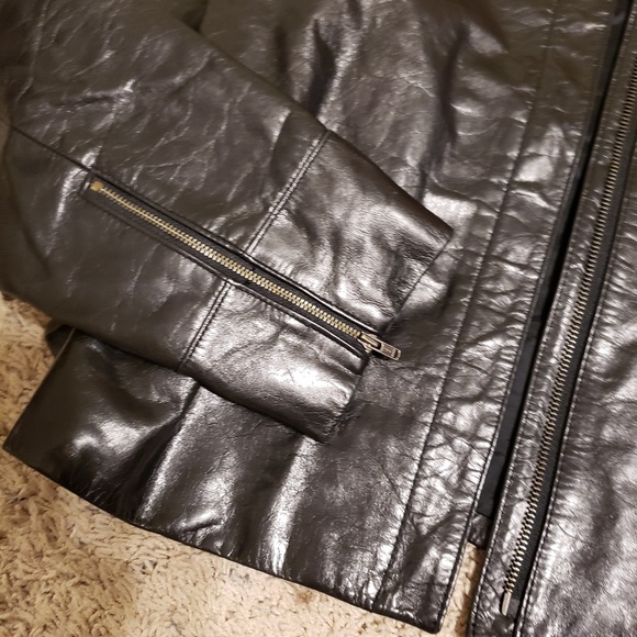 NAUTICA Genuine Leather Jacket  - Sz L - Picture 5 of 8